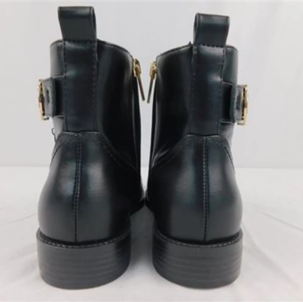 Tommy Hilfiger Rezin 2 Black Boots in Size 7 New Without Box‎